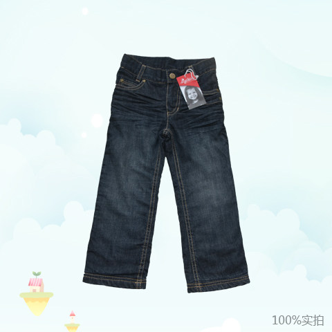Sigikid儿童牛仔裤 男童女童加厚牛仔裤 舒适保暖 冬装新款