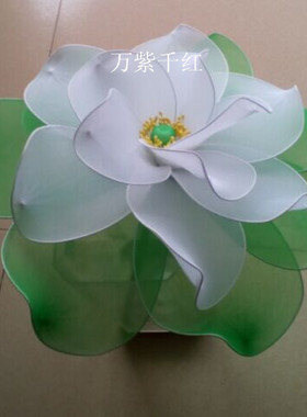 大型婚礼布景舞蹈橱窗成品丝网花