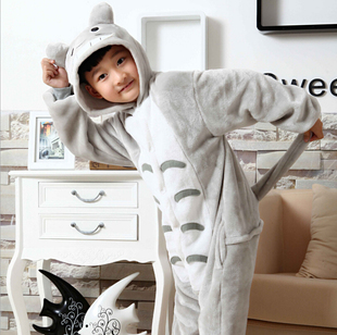 onesie kigurumi 儿童龙猫动物连身衣卡通连体睡衣男女亲子如厕冬