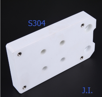 西部绝缘板 S304带槽 上机头绝缘板 西部机慢走丝配件140*80*20T