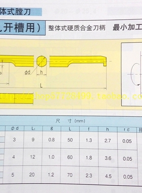 原装正品NTK微小径内槽刀/整体式硬质合金刀柄/ZM3SBG030100RB