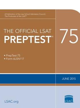 【预售】The Official LSAT Preptest 75: June ...