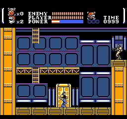 刀锋战士1 Power Blade 1小FC游戏卡8位黄卡闯关霸王