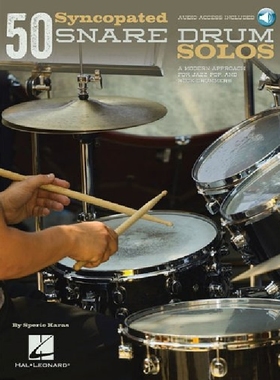 【预订】50 Syncopated Snare Drum Solos: A Mo...