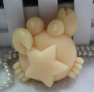 巧克力模具 手工皂模具蜡烛模具星座巨蟹座皂 模烘焙蛋糕硅胶模具