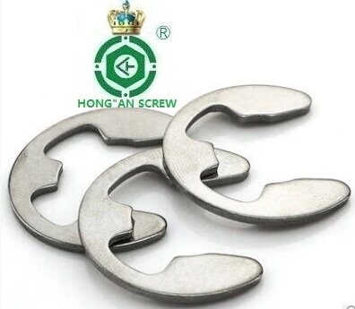 不锈钢304开口挡圈 E型卡簧扣M2M2.5M3M4M5M6-M7-M8-9-10-12-M15