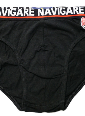 乐天BABY*S码155-170男大童男士黑色全棉三角短裤内裤