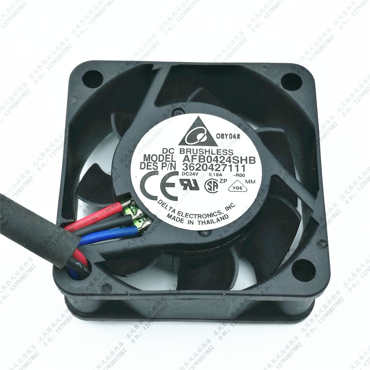 正品台达 AFB0424SHB-R00 4015 24V 0.18A 4CM双滚珠变频器风扇