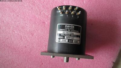 NARDA SEM133T SP3T DC-18GHz 450W  28V SMA 射频继电器同轴开关