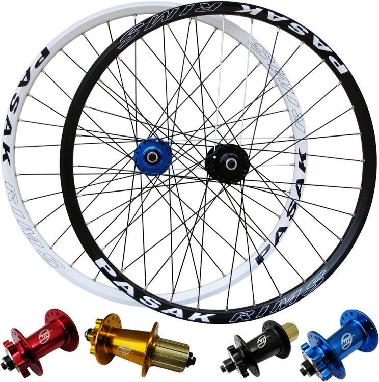 Roues de vélo Mountain Bike PASAK 26 pouces - Ref 2372457 Image 1