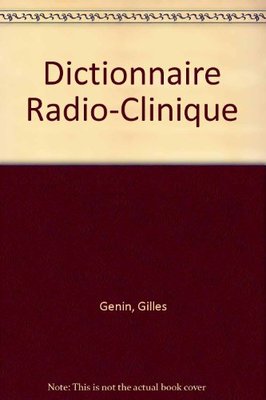 【预售】Dictionnaire Radio-Clinique