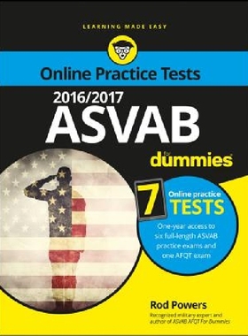 【预订】2016/2017 Asvab for Dummies with Onl...