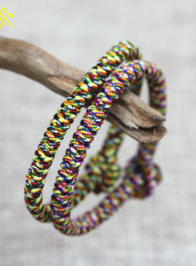 本命年红绳手链九乘金刚结