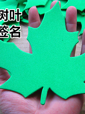 绿色泡沫不干胶黑板报环境布置