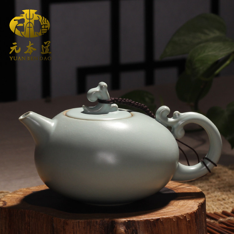 元本道开片汝瓷功夫茶具