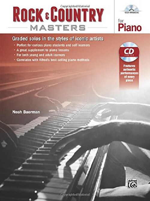 【预订】Rock & Country Masters for Piano: Gr...