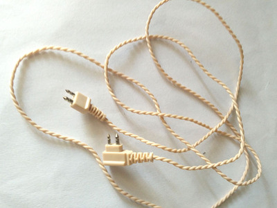 助听器耳机线宝尔通13两针