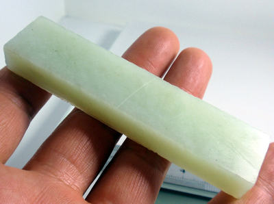 纯天然岫玉印章岫岩玉毛料DIY印章或雕刻小件练手或标本特价-1