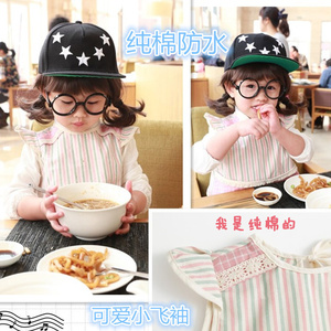 韩版罩衣男女婴幼儿童宝宝反穿衣围兜棉防水春夏秋冬款围裙吃饭衣