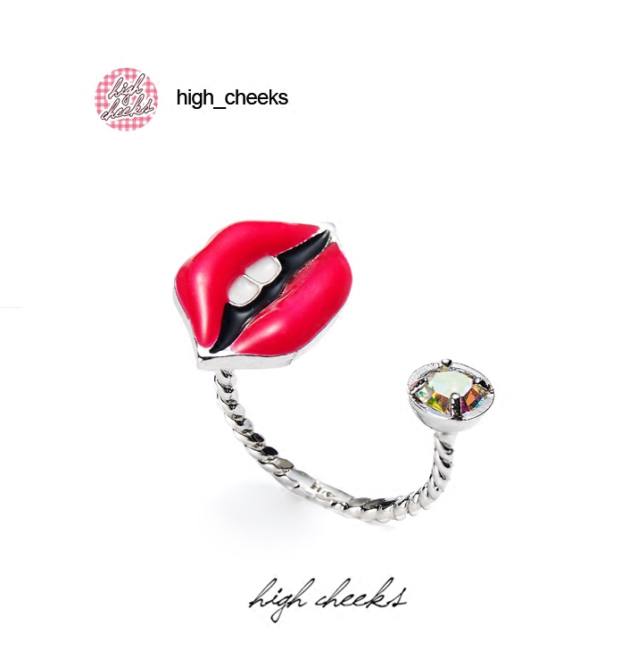 韩国红唇钻石戒指特价