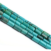 Hairy girl barrel beads turquoise loose beads handmade beads beads straight pipe semi-finished materials every bead accessories