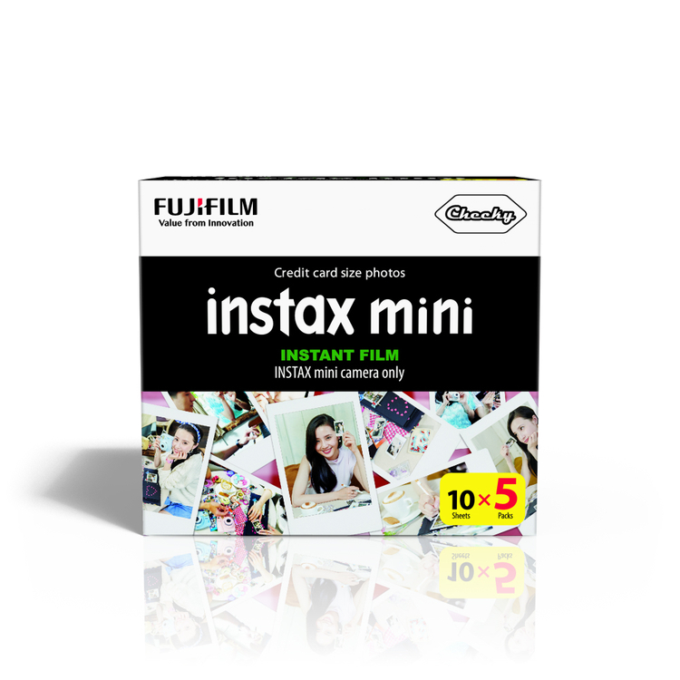 新品富士mini90拍立得25迷你7s白边相纸一次成像快显胶片50张包邮