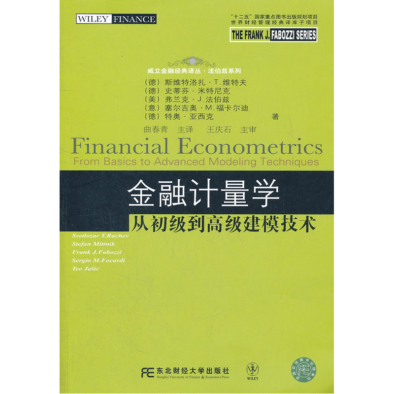 金融计量学——从初级到高级建模技术(威立金融译丛)