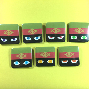 绮丽屋日本动漫周边散货狱都事变狱卒印象徽章套装满百包邮淘金币