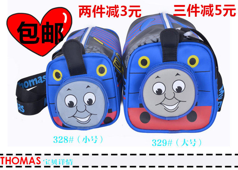 thomas托马斯新款儿童斜挎包男童小火车托马斯卡通运动书包包邮