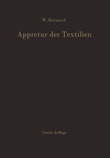 【预订】Appretur Der Textilien: Mechanische ...