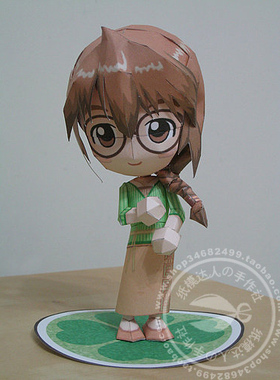 3D纸模型手工diy礼物 动漫 Q版 Nanase