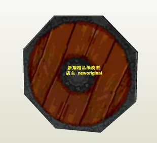 古代木质木制盾牌防御武器台子桌子凳子低柜户型室内家私家具模型