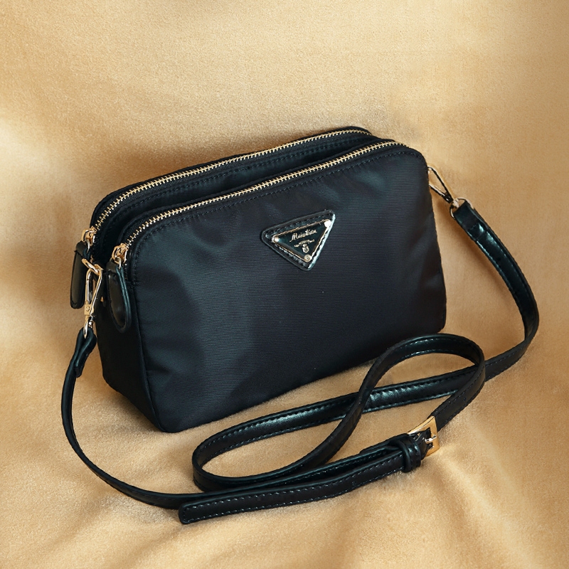 2025新款欧美时尚迷你单肩小包斜跨防水韩版尼龙贝壳女包轻便防水