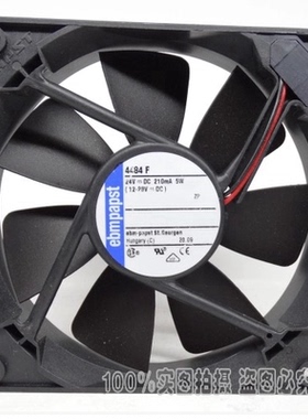 正品德国ebmpapst TYP 4484F 24V 210mA 5W 12CM 12025 轴流风扇