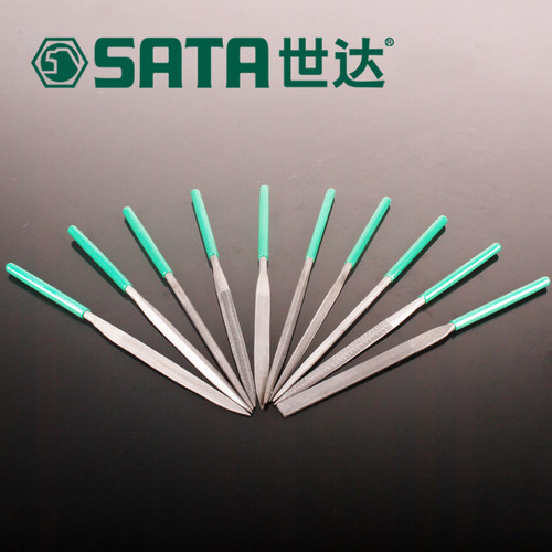 世达工具 10件套迷你什锦锉锉刀 03801 03802 03803 三角锉半圆锉