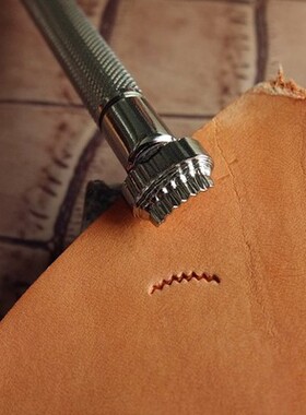 皮雕皮艺皮革DIY手工印花工具新品精雕钢制印刻 叶脉印花工具V821