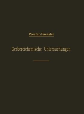 【预订】Leitfaden Fur Gerbereichemische Unte...