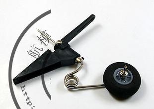 遥控飞机DIY配件 固定翼尾轮总成SU27轻木航模转向起落架组装电动