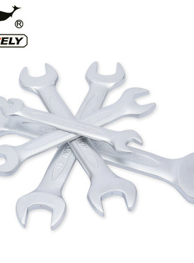 Wately威特力 铬钒钢开口扳手 呆头扳手 双头呆扳手 呆口扳手