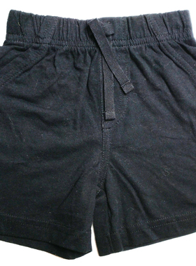 哟呼！old navy 3-6个月婴童黑色全棉夏季短裤内裤