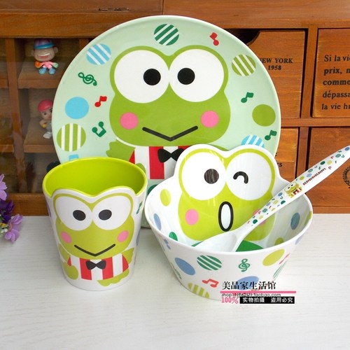 可爱keroppi大眼密胺点心