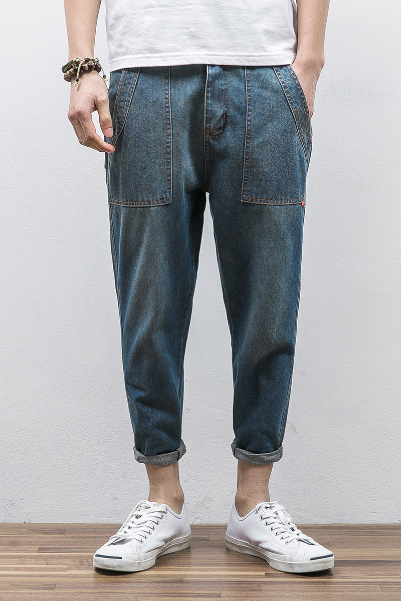Jeans pour jeunesse Sarouel en coton pour été - Ref 1482727 Image 6