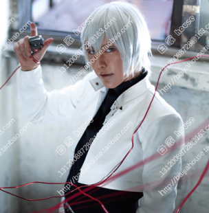 动漫男装 扎普·伦弗洛 备cosplay假发 银灰色收脸短发 血界战线