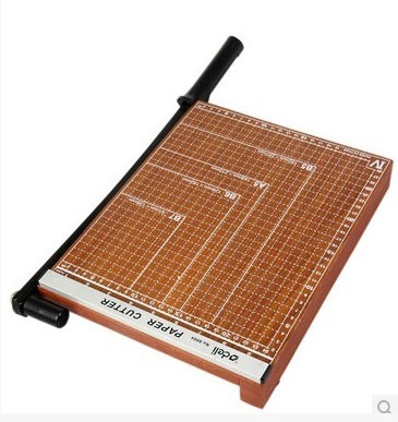 得力8004切纸机A4 PVC切纸刀裁纸刀名片切卡机裁纸机相册裁切机