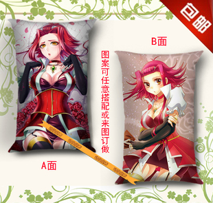 游戏王5D 动漫抱枕靠垫 十六夜秋半身小长抱枕 枕头枕套礼物 订制