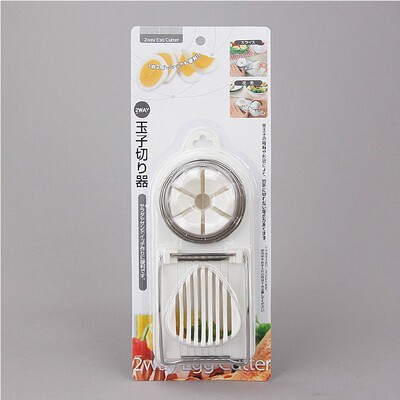 日本正品不锈钢切蛋器塑料