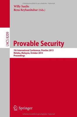 【预订】Provable Security