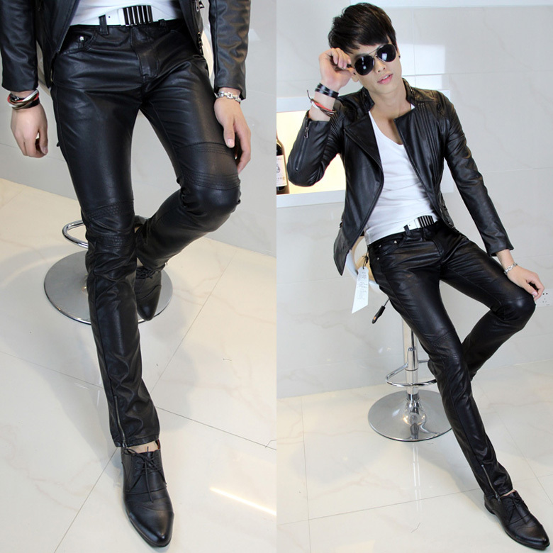 Pantalon cuir homme 591MMM - Ref 1487181 Image 1