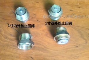。家用自吸泵1寸铜内外丝螺纹止回阀立式逆止阀止水阀水泵配件
