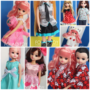 正丽佳娃娃衣服 azone blythe小布可儿桃子 官配换装服饰玩具配件